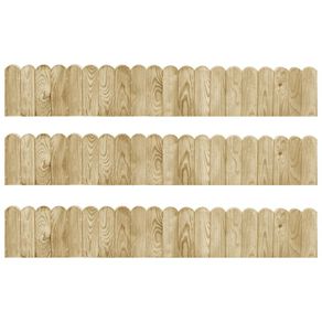 Border Rolls 3 pcs 120 cm Impregnated Pinewood