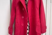 Anthropologie Tulle Coat in Pink