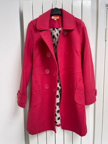 Anthropologie Tulle Coat in Pink