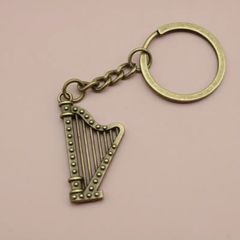 Harp keyring