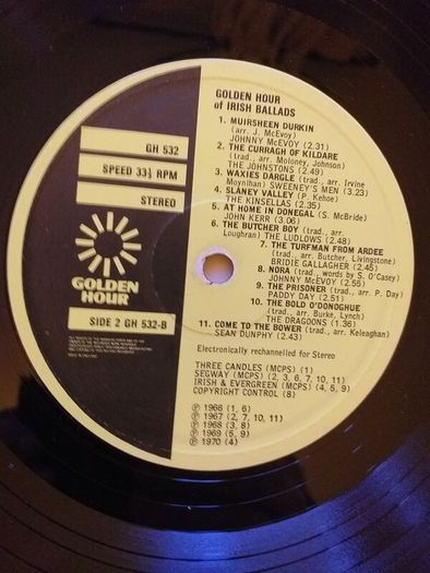 Golden hour of Irish Ballads