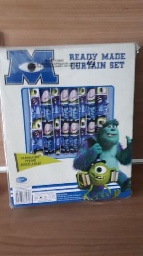 Brand New Disney Pixar Monsters University Curtain Set 168x 137cm/66" x 54")