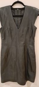 French Connection Genuine leather mini dress