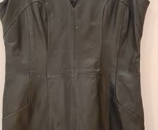 French Connection Genuine leather mini dress