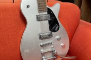 Gretsch G5260T Jet Baritone with Bigsby Airline Silver Excellent Condition