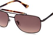 Police Unisex Sunglasses, Shiny / Sandblasted Gold Matte Parts SPLD43