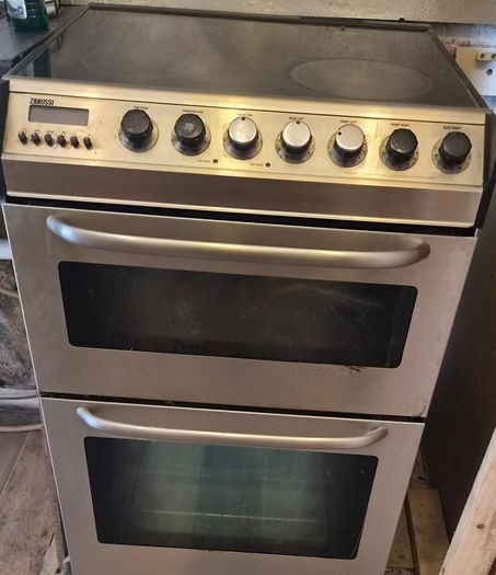 zanussi double oven