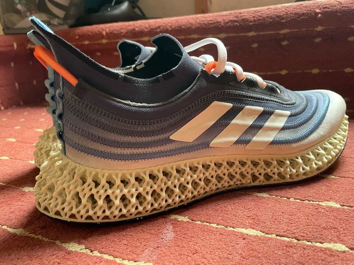 Parley X Adidas 4DFWD Shadow Navy White Unisex Sneakers Blue Cloud-White Impact-Orange size 10.5