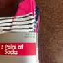 Brand new 5 pairs kids socks size 9-12 Image 2