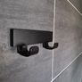 Set 3 Luxury solid brass construction Black edition bathroom accessories set Image 5