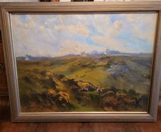 Original Henry William Moss painting - Howth Head 1933