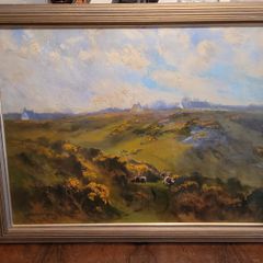 Original Henry William Moss painting - Howth Head 1933
