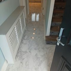 Aqualine Arctic White 8mm Tile-Effect Laminate - 2.7m2 Box