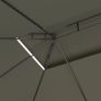 Gazebo 4x3x2.7 m Taupe 160 g/m Sq Image 2