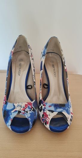Floral Print Heels