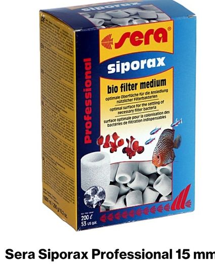 Siporax filter media