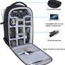 Camera Bag Waterproof Photography Case Laptop Compartment Image 2