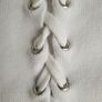 Zara white fine knit top uk 8-10 Image 3
