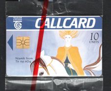 1996 Ireland 10 unit Niamh from Tir na nOg from The Irish Mythology definitive set (Gemplus) Call Card Mint in packaging. Telecom Eireann Card Number 1068