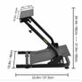 Racing Simulator Cockpit Driving Seat Gaming Chair Sturdy Xbox 360 Anti-rust Image 6