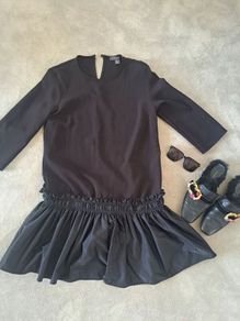 Victoria beckham inspired frill Dress S