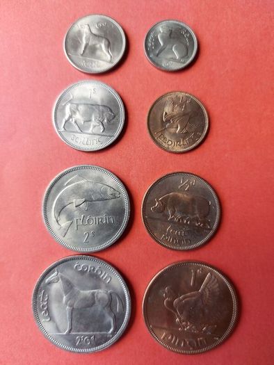Coins of Ireland 1966 Set