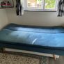 Blue sofa bed from Harvey Norman Image 4