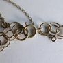 Vintage 9K Solid Gold 375 Chain Link Charm Bracelet 5,52g Image 2