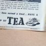 Vintage Irish CIE bus memorabilia Irish tea advertisement Reproduction Advert Poster 1954 Image 3