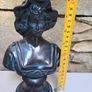 Painted bronzed bust Figurine Image 5