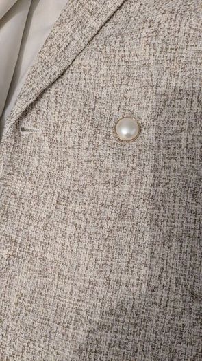 Jacket Cream and brown speckled H&M size 16