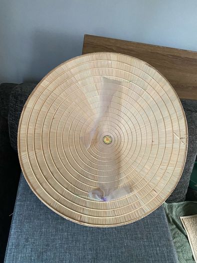 Traditional Conical Straw Hat - Perfect for Halloween Costume / Prop