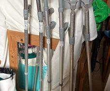 crutches x 3