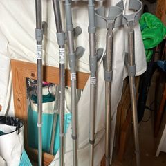 crutches x 3