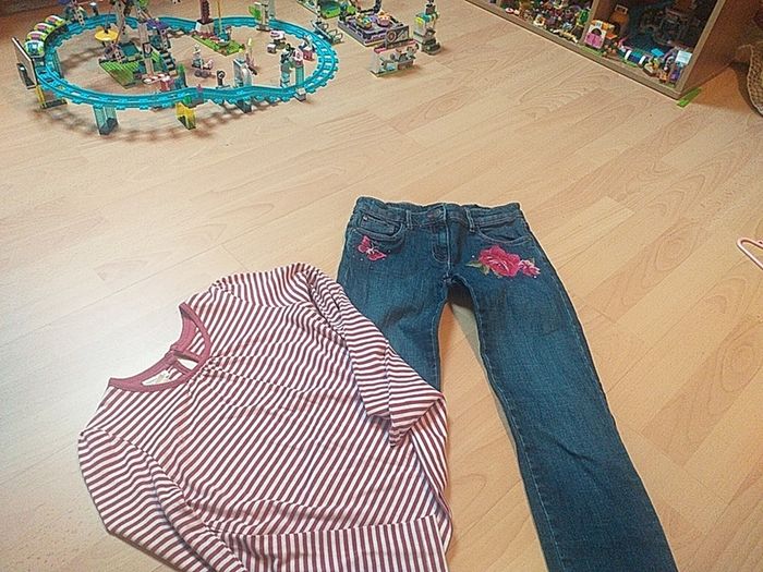 Monsoon Girls Jean's and top