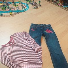 Monsoon Girls Jean's and top