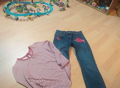 Monsoon Girls Jean's and top