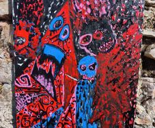 Mad Max is real  original acrylic painting