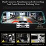 Car DVR Dash Camera 10 Inch Streaming RearView Mirro 1080P Video Recorder Image 4