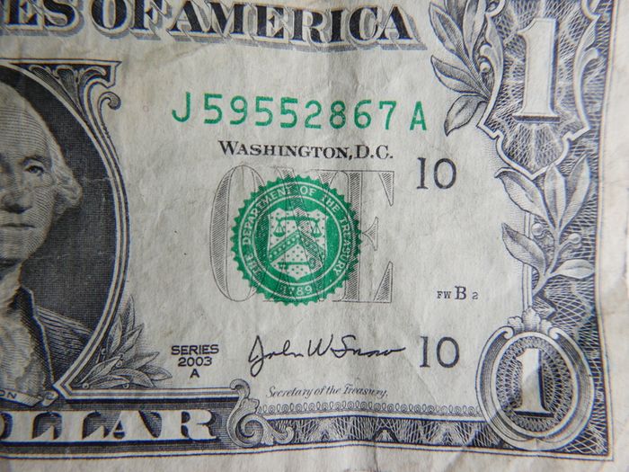 2003 Series A Uncirculated 1 Binary Notes That You Just Dont See Every Day