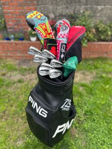 Full set of ping golf clubs