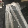 Cathedral Length Crystal Veil With Comb Image 2