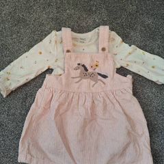 Marks and Spencer baby pink cord dress