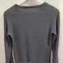 Grey Waffle Jumper Top Size S! Image 3