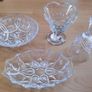 Selection of vintage Glass & Crystal ware,  4 pcs Image 3