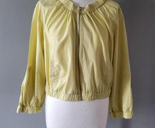 New Look yellow bomber jacket, Size 18