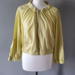 New Look yellow bomber jacket, Size 18