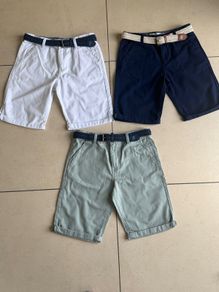 Boys Belted Shorts