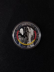 Germany : 2017 : Silver Medallion  / Coin " Climatic Region of Our Homeland "