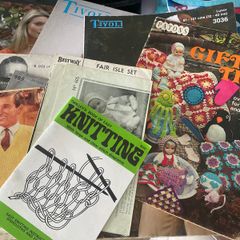 Selection of Knitting and Crochet patterns